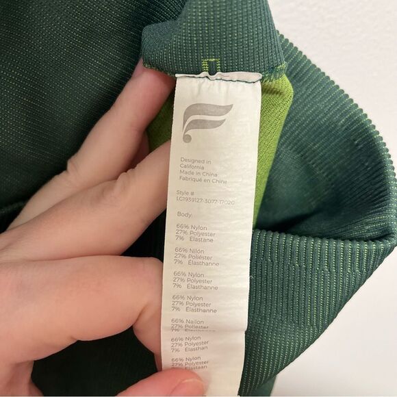 FABLETICS High-Waisted Seamless Turbo Legging Sycamore Green Citron XS - Picture 6 of 7
